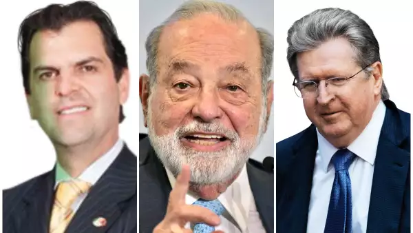 Carlos Slim, Germán Larrea y Alejandro Baillères