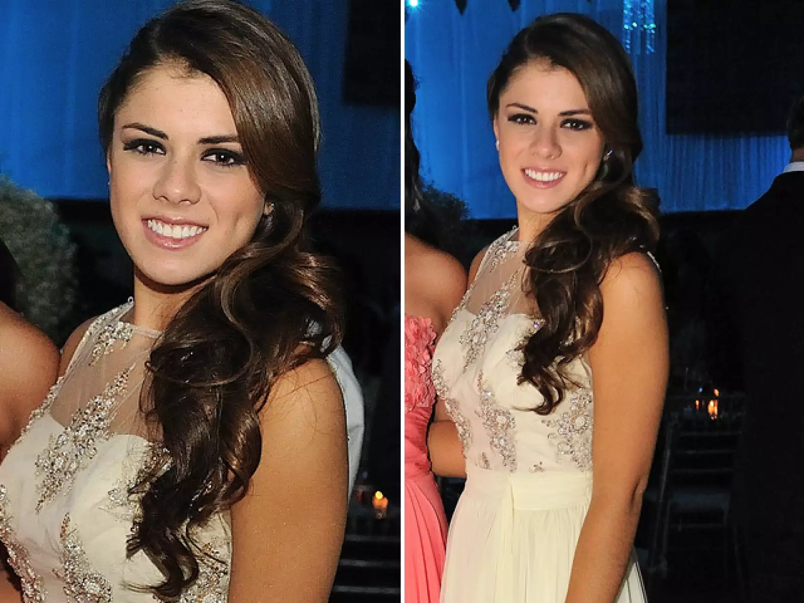 Paulina Peña en la graduación del Miraflores.