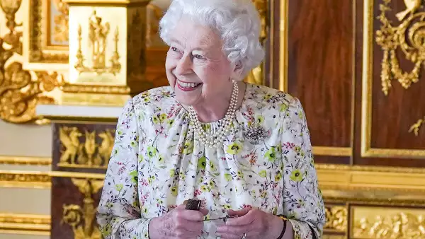Queen Elizabeth II views artefacts from British craftwork company Halcyon Days to commemorate the company's 70th anniversary, Windsor Castle, Berkshire, UK - 23 Mar 2022