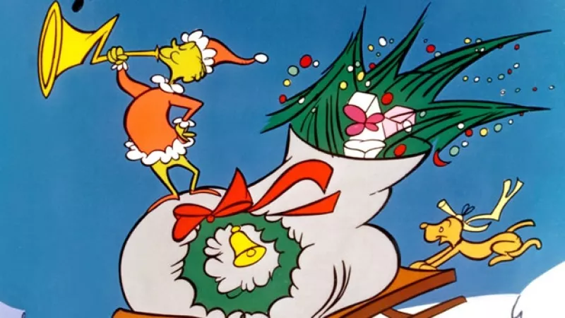 grinch consumismo caricatura