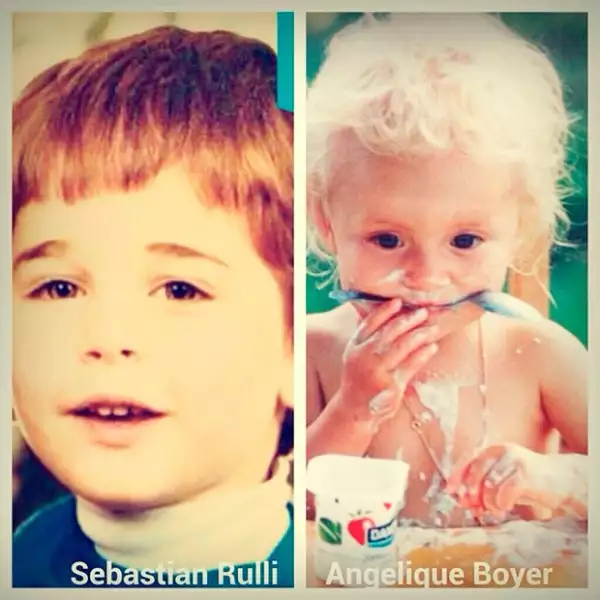 El actor compartió esta imagen de cuando ambos eran niños.