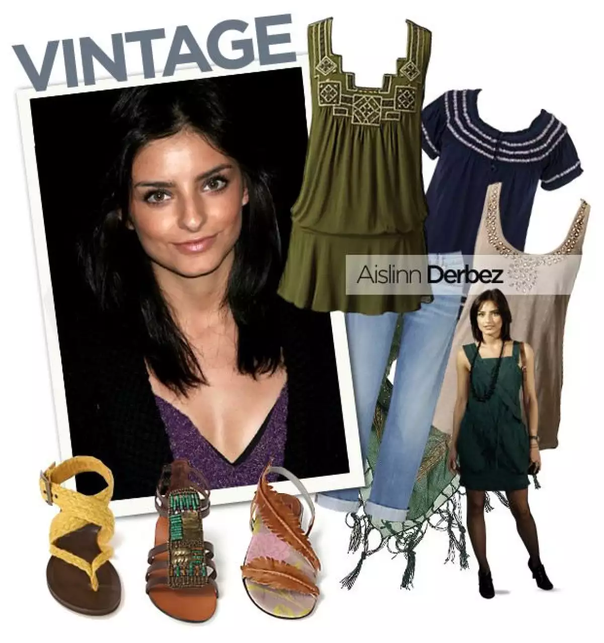 La actriz y modelo es fan de comprar vintage, desde faldas y mezclilla hasta blusas súper cómodas.