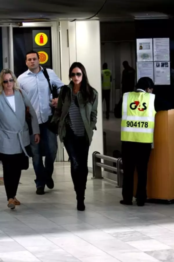 Desde su llegada a Cape Town, Victoria fue seguida por los fotógrafos.