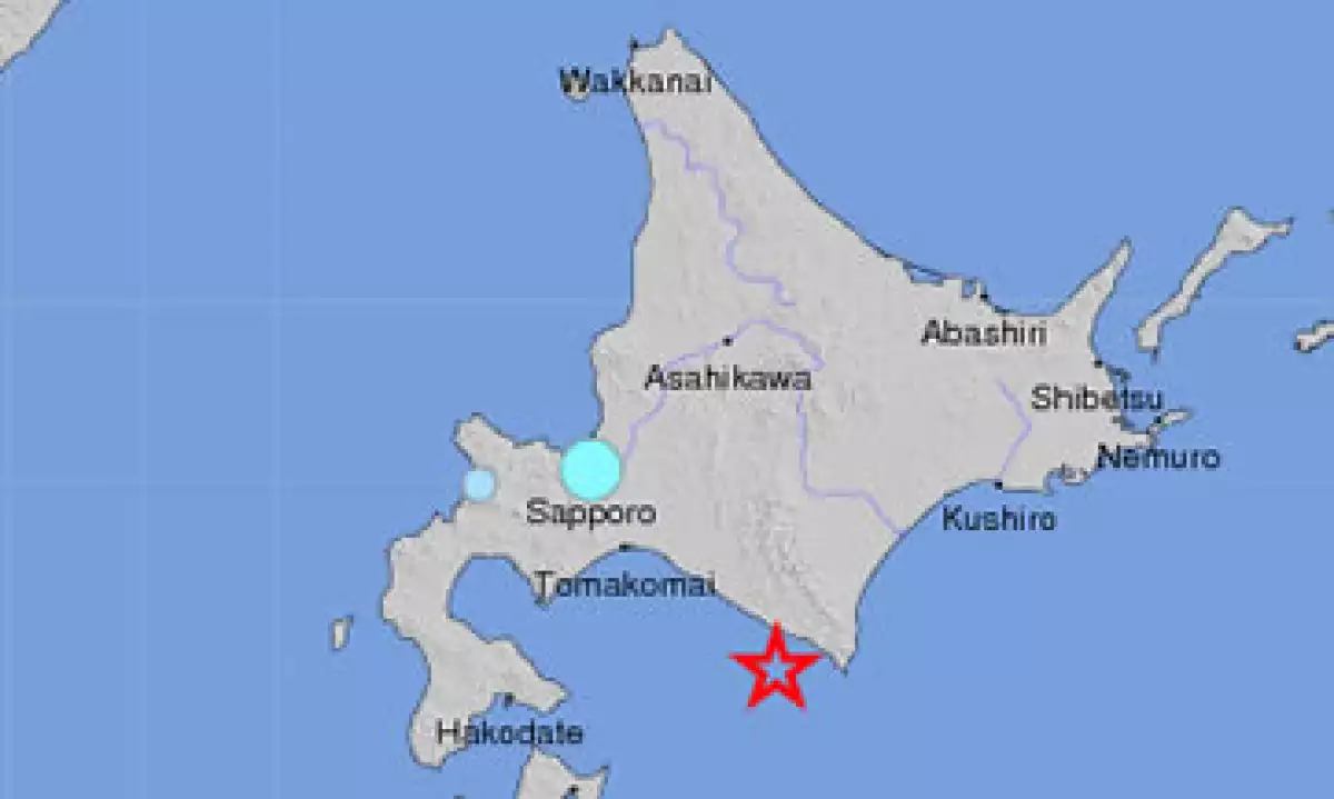 El sismo remeció la isla de Hokkaido. (Foto: USGS/Cortesía)