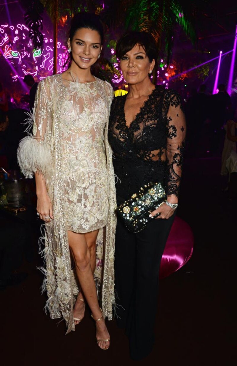 En la fiesta también estuvo presente Kris Jenner.