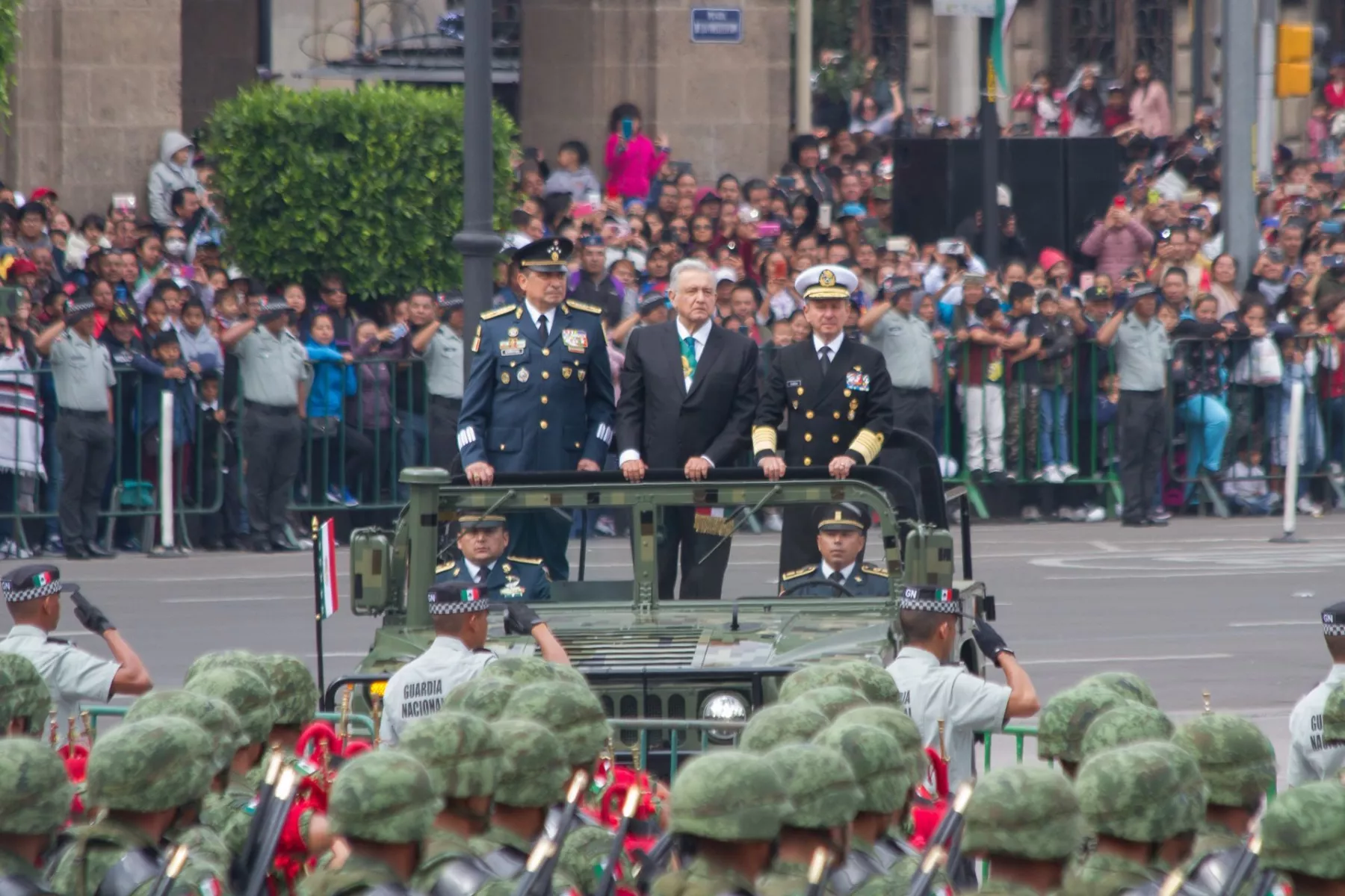Desfile del 16 de septiembre cambia por ceremonia en el primer cuadro Desfile del 16 de septiembre cambia por ceremonia en el primer cuadro