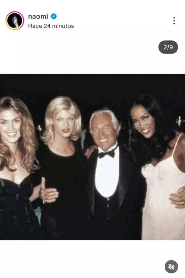 Despedida a Giorgio Armani de las supermodelos