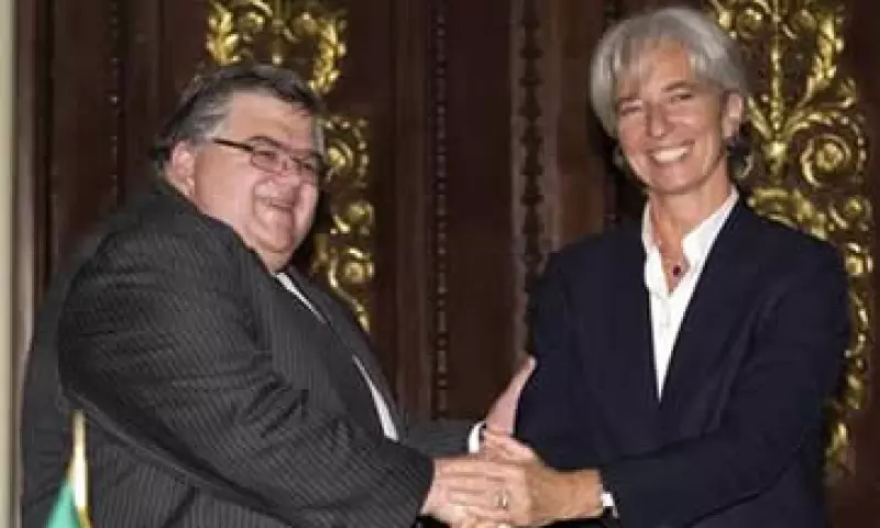 Agustín Carstens y Christine Lagarde comparecieron por separado ante el máximo órgano ejecutivo del Fondo la semana pasada. (Foto: Reuters)