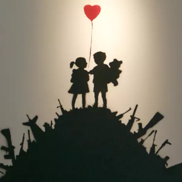 La casa londinense Bonhams vendió también Kids on Guns en 115,829 dólares.