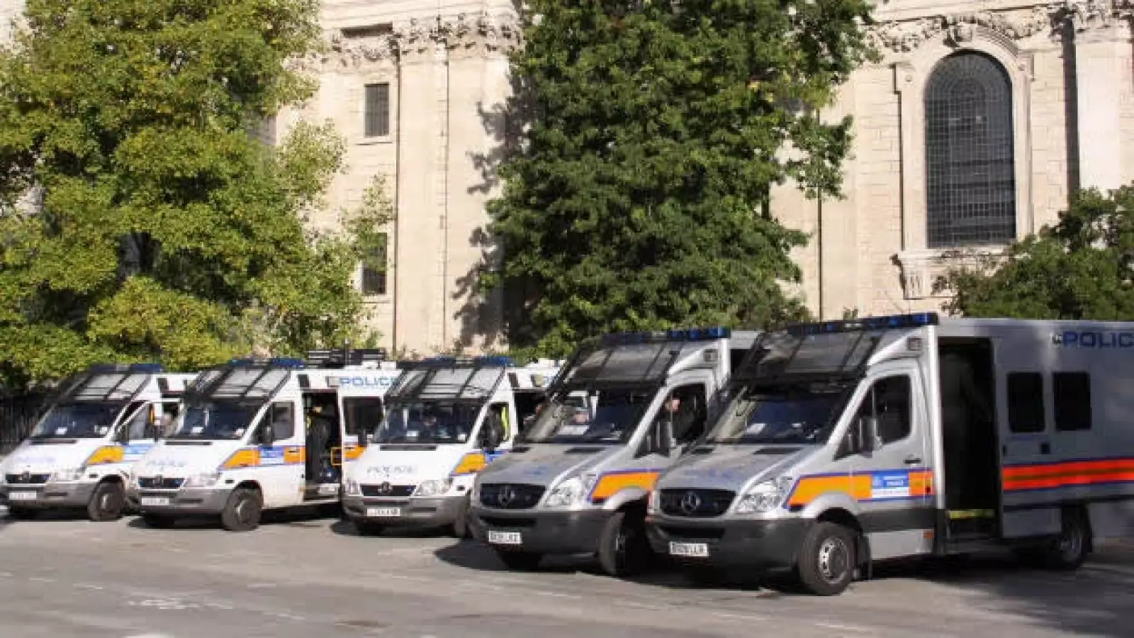 Ocupa Londres - policía