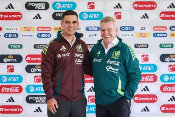 Rafa Marquez y Javier Aguirre