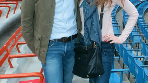Alejandro González y Anna Alferova