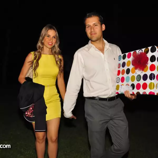 Olga de Barragán y Manuel Barragán