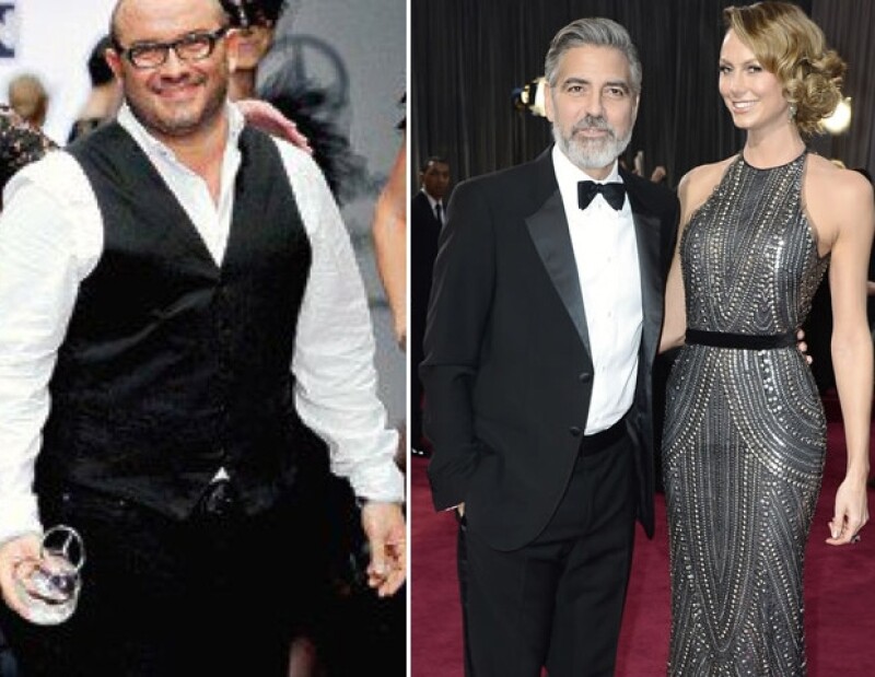 El diseñador David Salomón confesó que el vestido de Naeem Khan se robó la atención de las cámaras antes que la galanura de Clooney.
