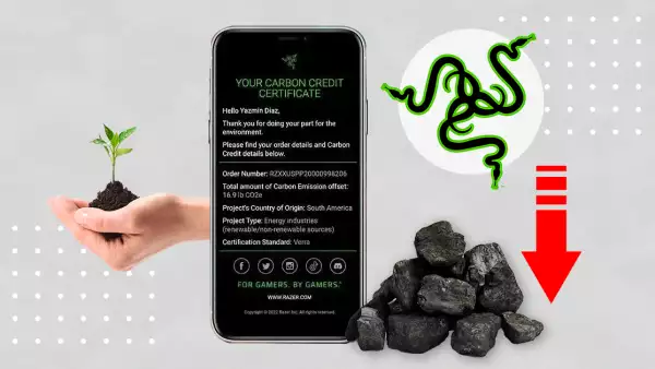 Razer, la marca de videojuegos, dará certificados de carbono