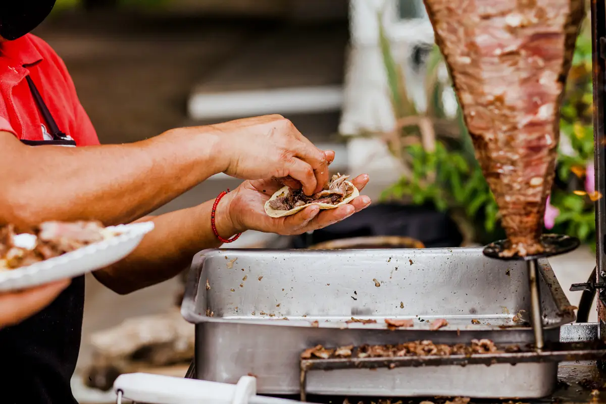 (Preparación de tocos al pastor)
