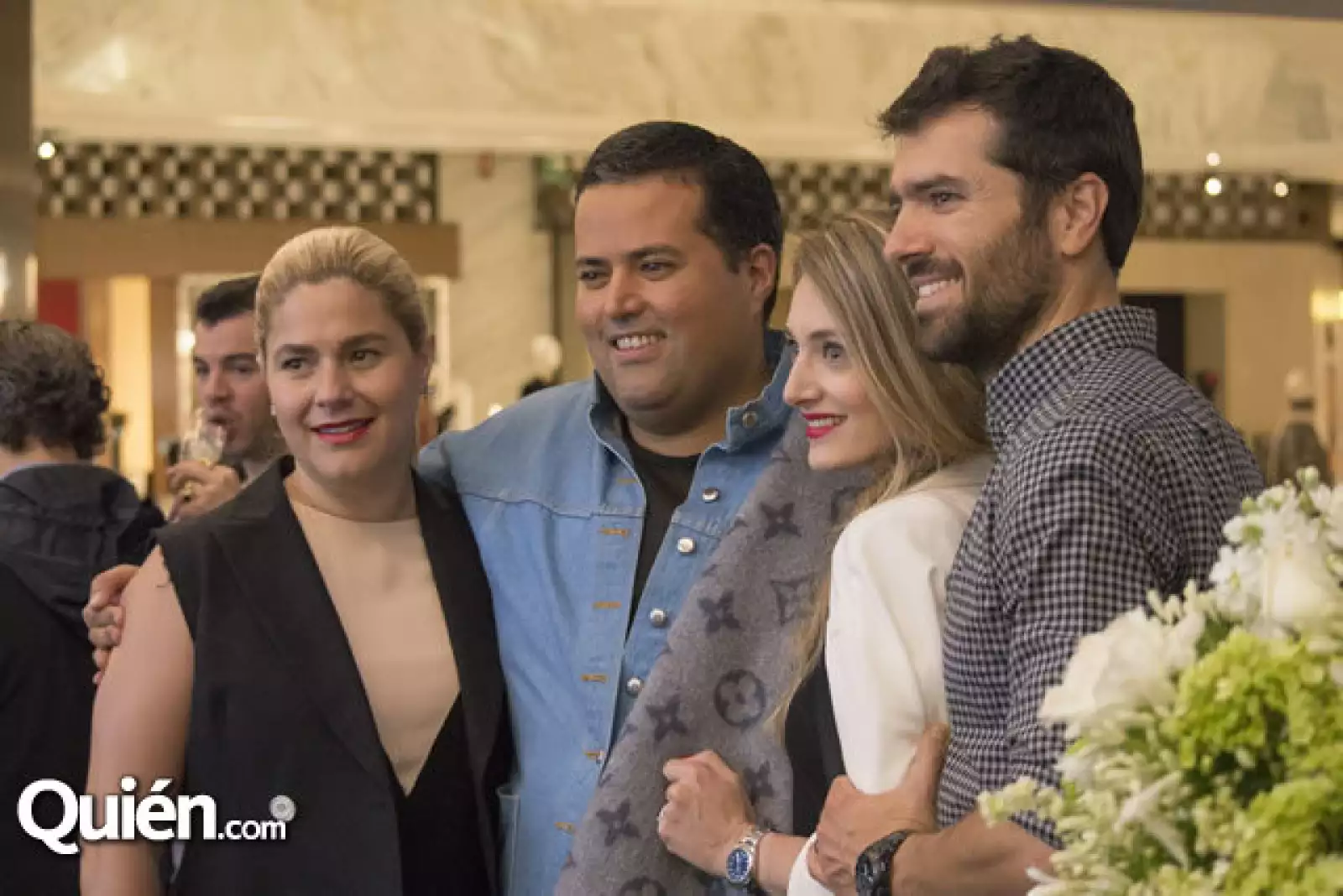 Liliana Sada, Aldo Rendón, Sofía Tamayo y Ricardo Laborín