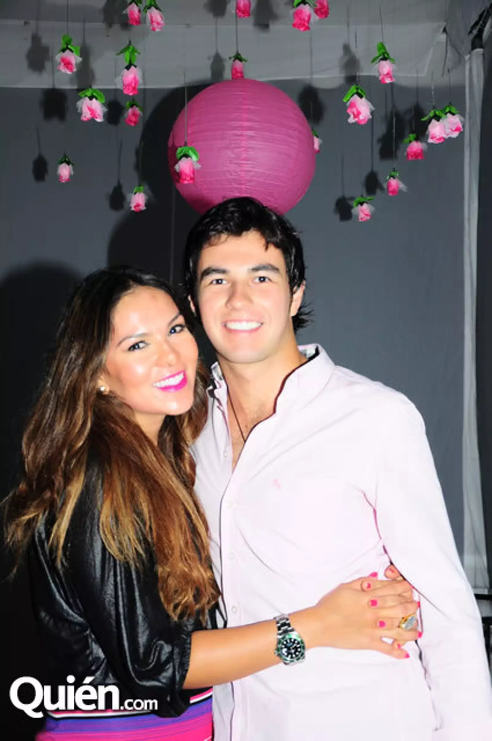 Paola Pérez y Checo Pérez
