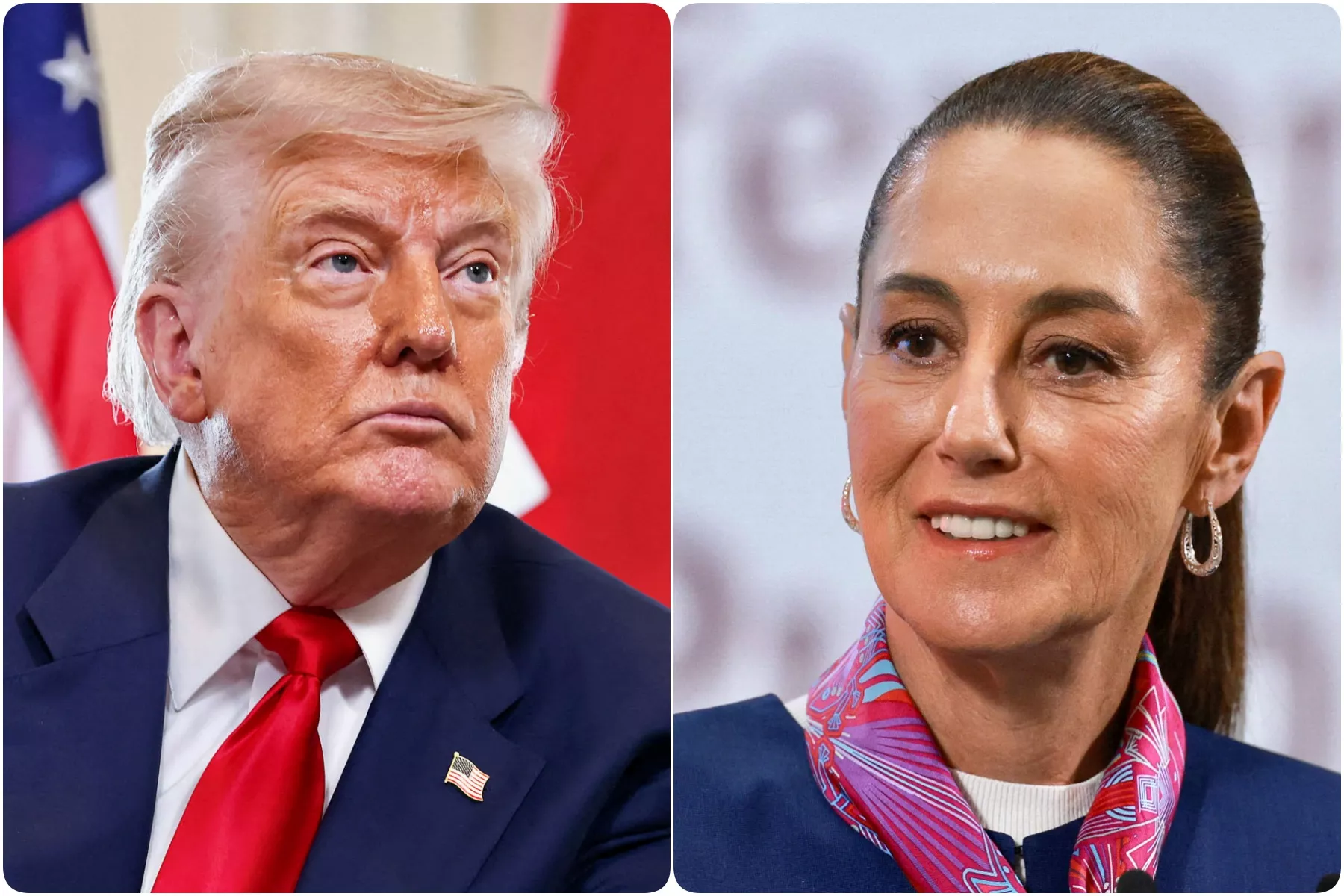 Sheinbaum y Trump acuerdan extender 90 días más el plazo para aranceles a México 
