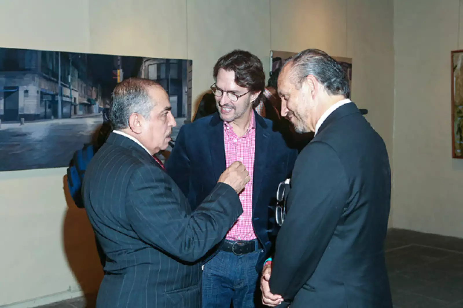 Carlos Marín,Fernando Landeros y Tomás Sánchez de la Concha