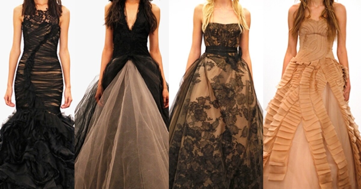 Las Novias Dark De Vera Wang