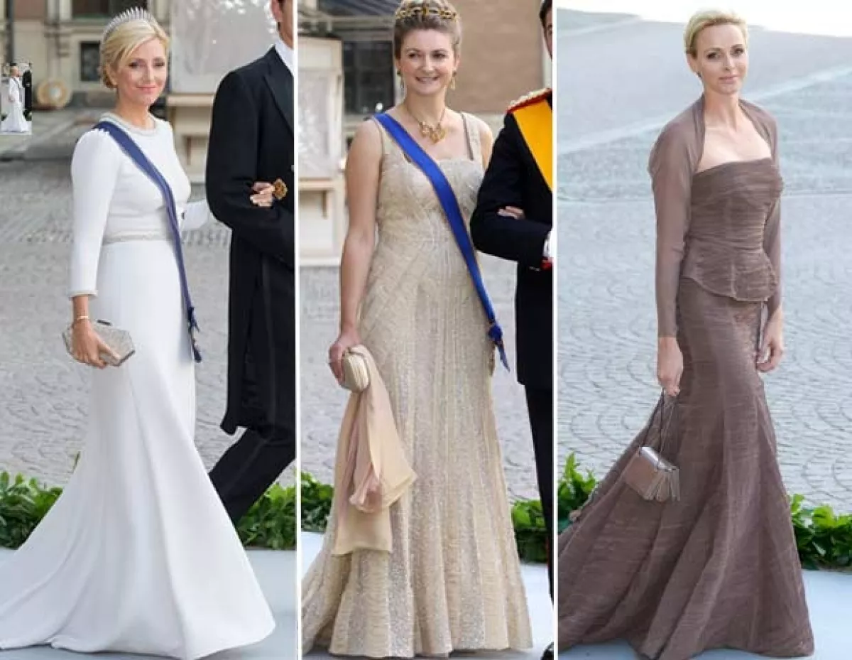 Marie-Chantal de Grecia, Estefanía de Luxemburgo y Charlene de Mónaco.