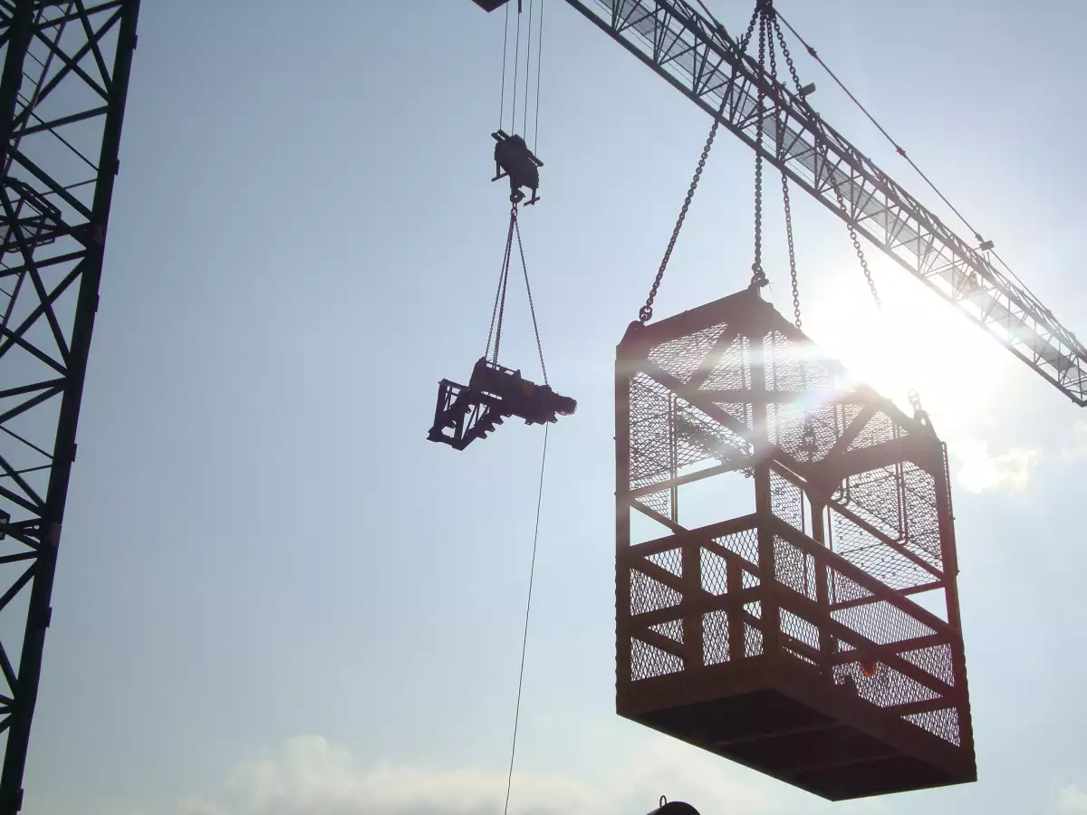 Grúa construcción