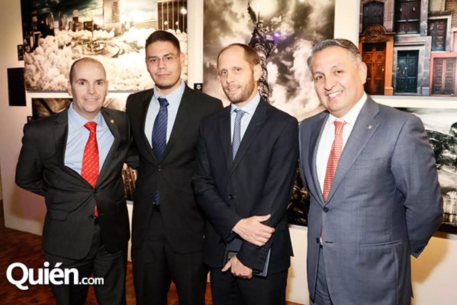 Jean Christophe Prioux, Alejandro Yhip, Alexis Levantal y Mario Rosas