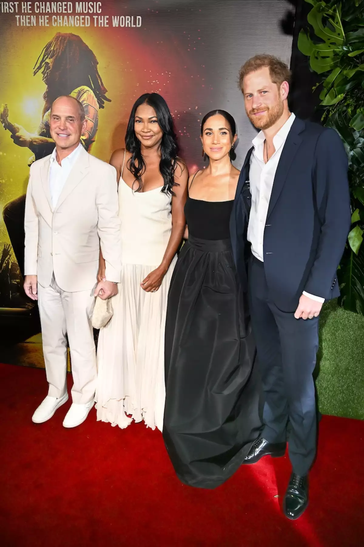 Meghan Markle, el príncipe Harry y amigos