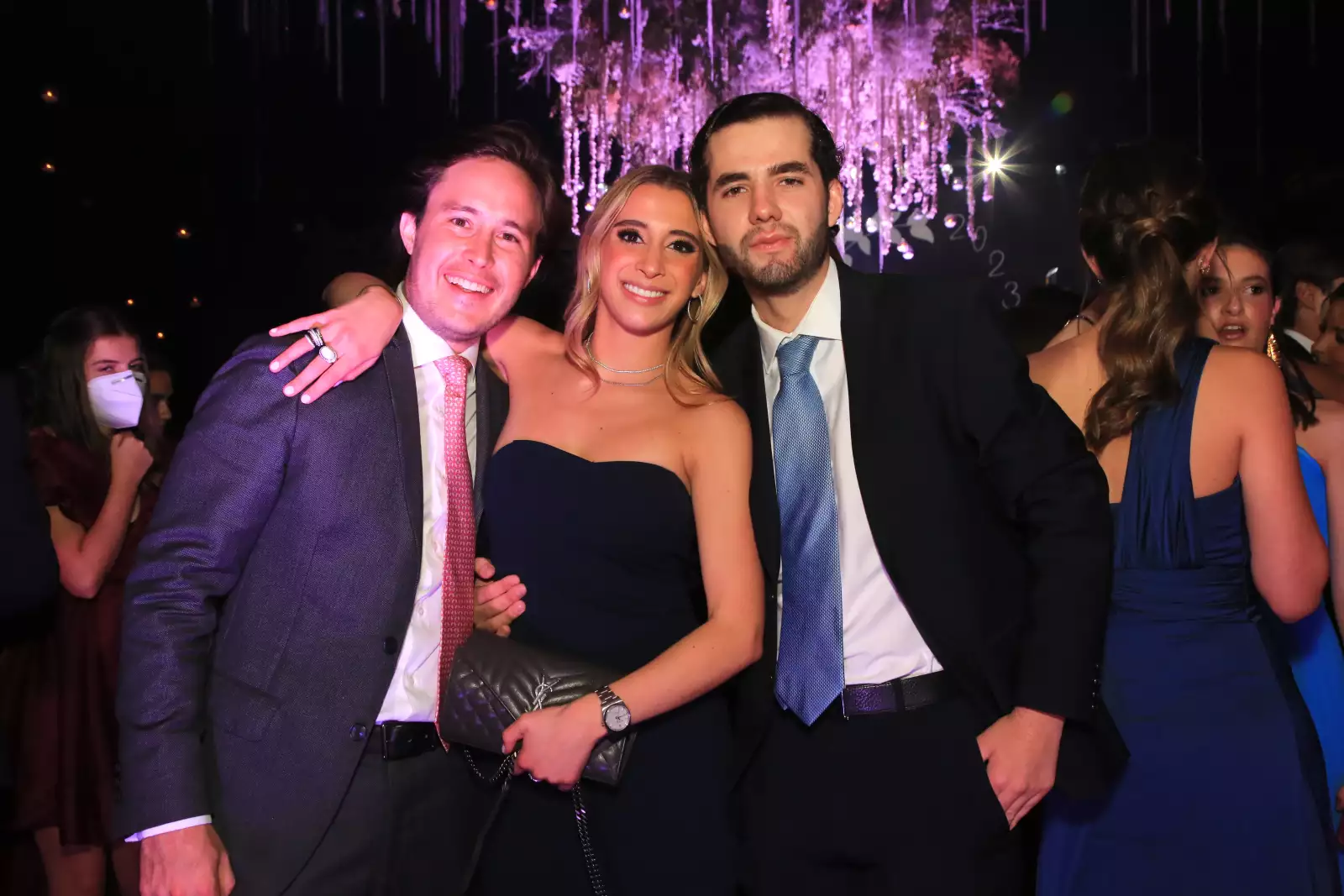 Alex Zapata, Isabella Espino y Santiago Somer