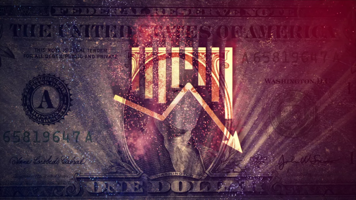 coronavirus covid-19 economic recession concept background