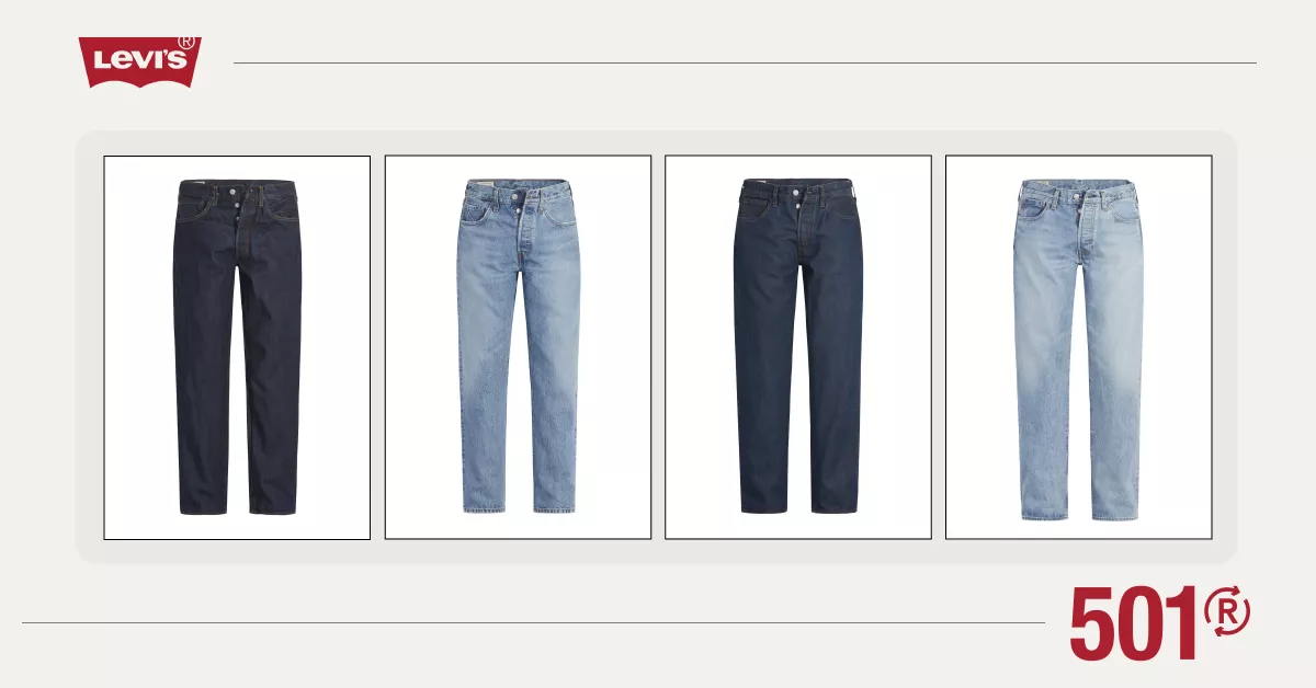 Los pantalones Levis 501 son circulares