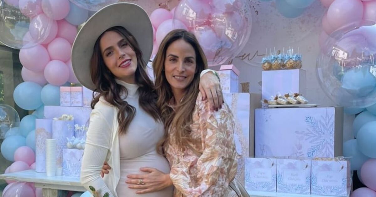 Claudia Álvarez celebrates her twins’ baby shower