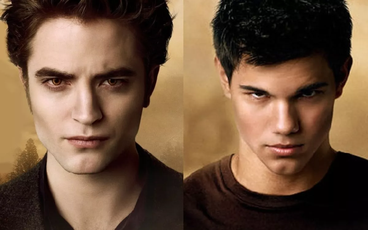 Muchos seguidores de esta saga son Team Edward, pero otros preferirían que Bella se quedara con el hombre lobo, por lo que se ponen la camiseta de Team Jacob.