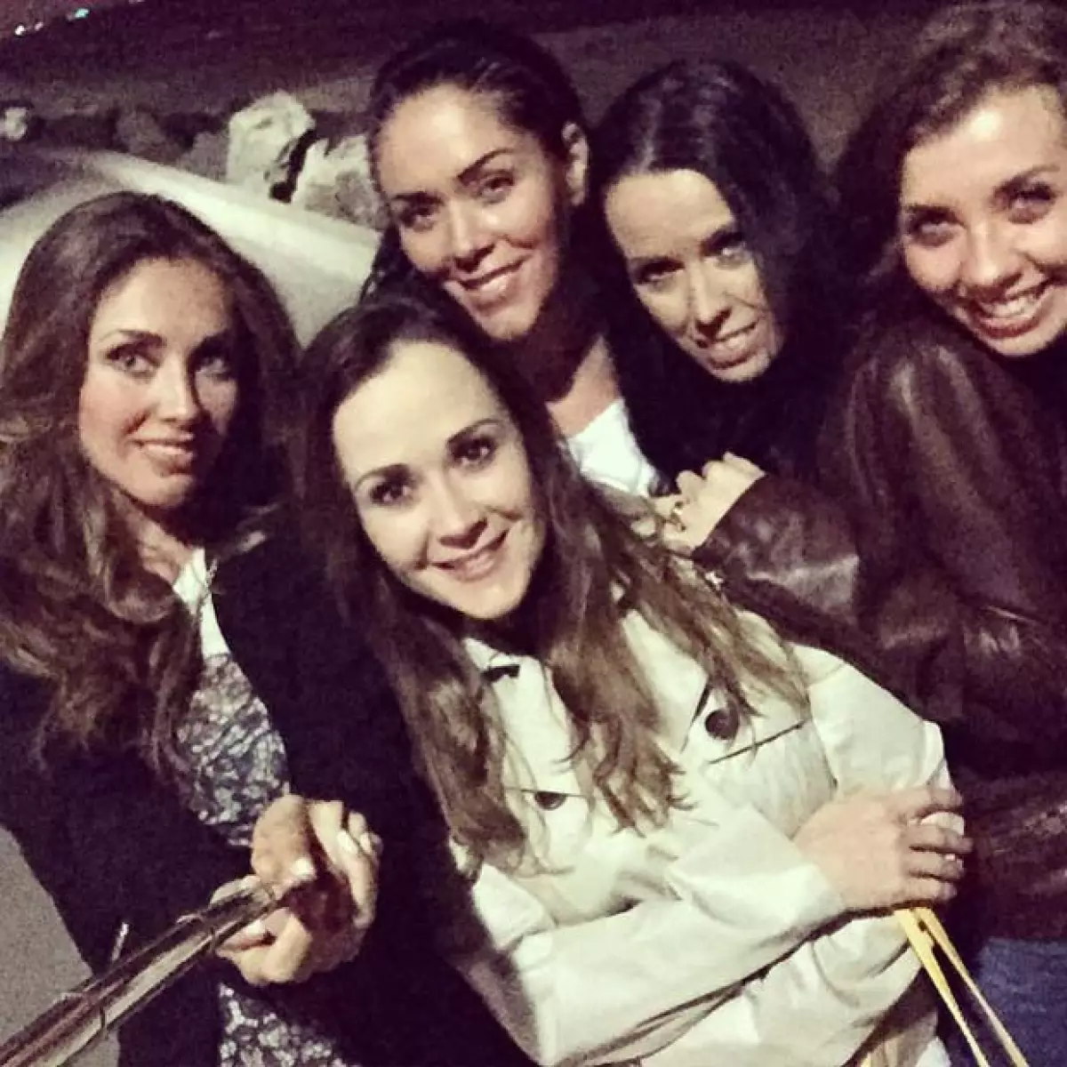 Al parecer las chicas tuvieron varias paradas para la celebración.