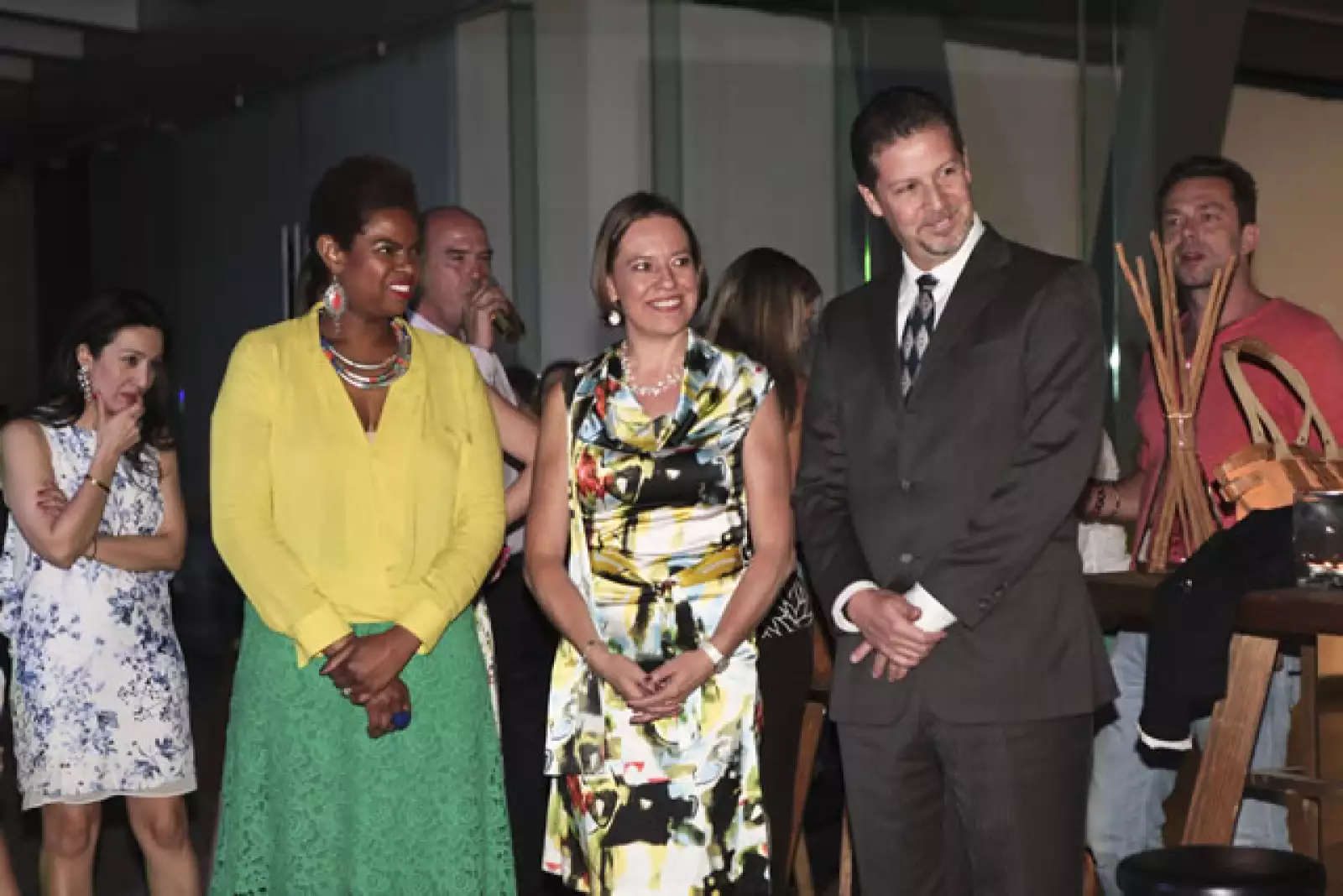 Trinisa Stanford-Danused, Dra. Lieb y Juan Alanis.