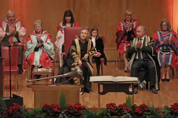 Hillary Clinton Is Inaugurated As Chancellor of Queen's University Belfast