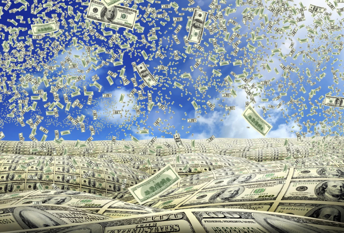 Financial concept of money