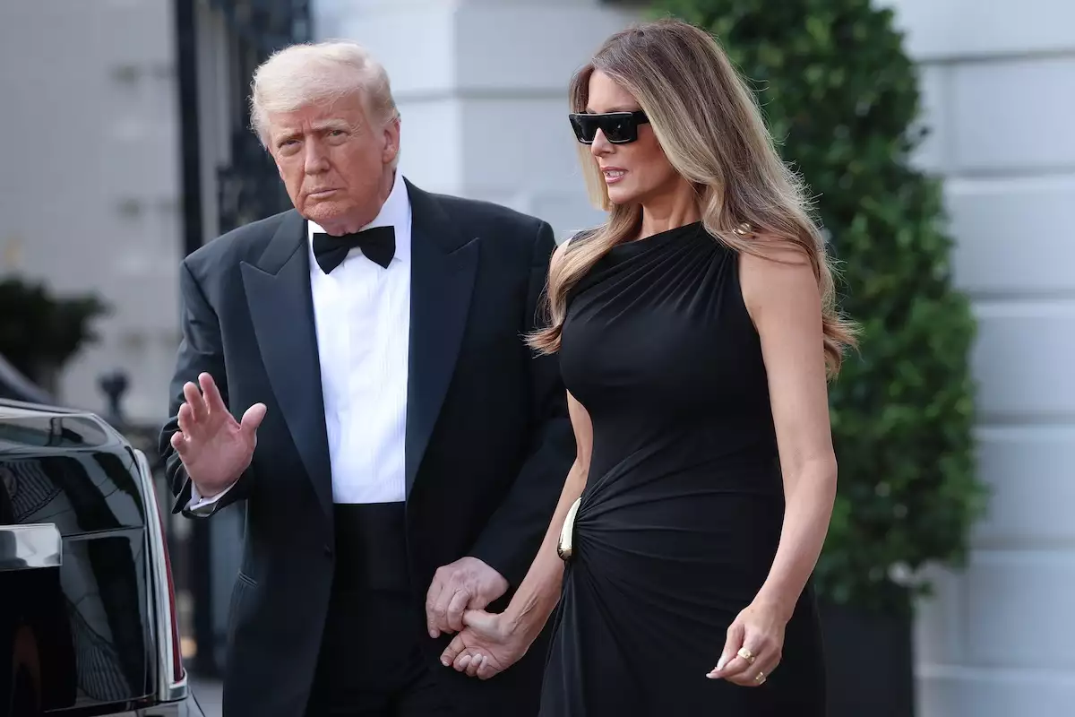 Donald Trump y su esposa Melania Trump