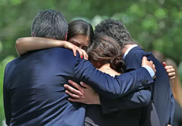 Kennedy Family Gathers For Funeral Of 22-Year-Old Saoirse Kennedy Hill On Cape Cod