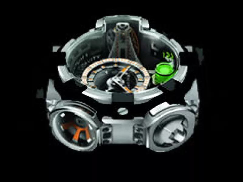 Una clara revolución en la relojería se puede apreciar en la manufactura de este reloj. (Foto: Cortesía)