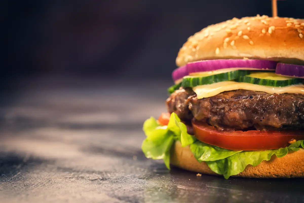 Burger for 4th of July