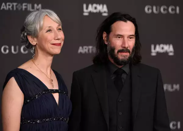 Alexandra Grant y Keanu Reeves 