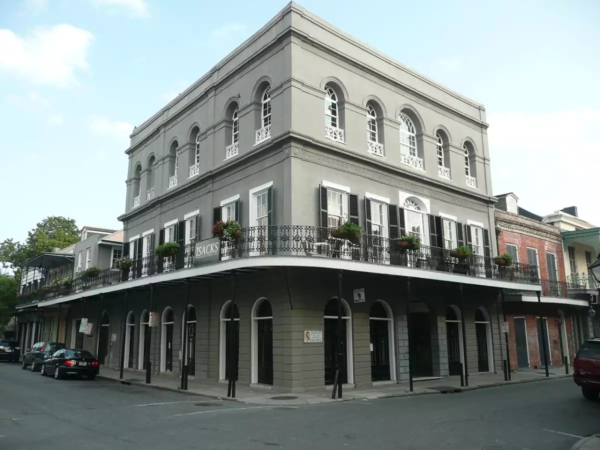 Fachada actual de la Mansión LaLaurie en Nueva Orleans