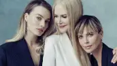 Marggot Robbie, Nicole Kidman y Charlize Theron