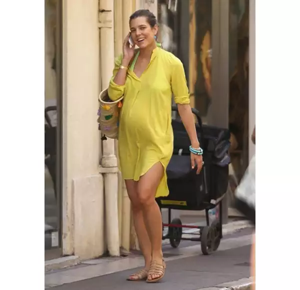 Carlota Casiraghi tuvo a su primer bebé en diciembre pasado.