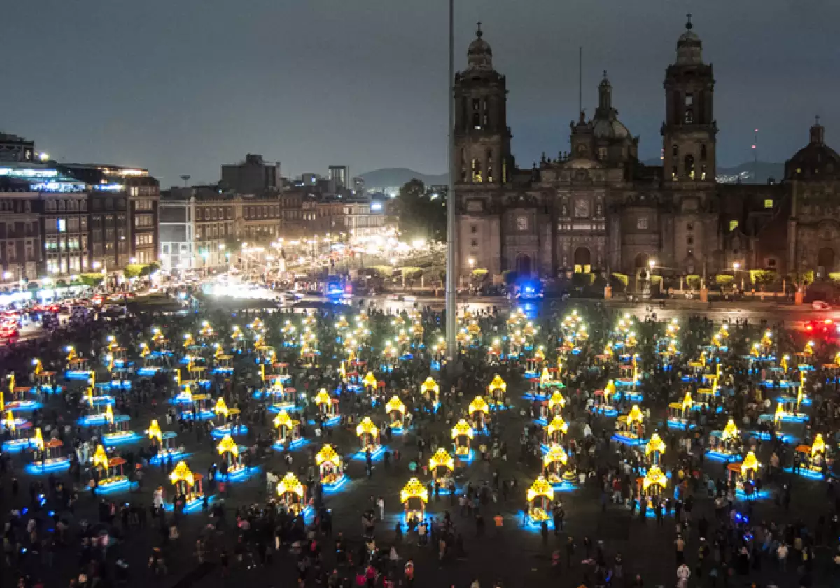 zocalo ofrenda muertos 2016