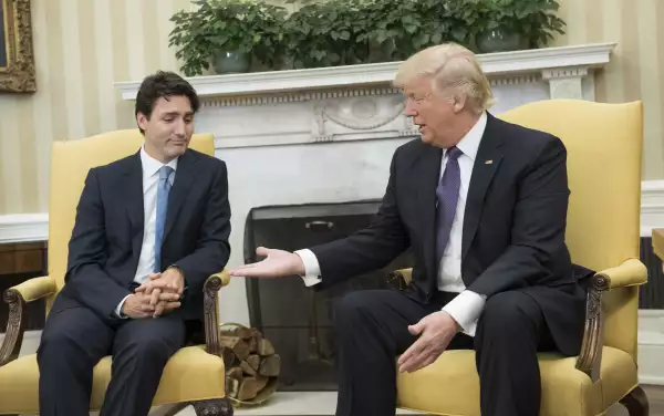 Despacho Oval con Justin Trudeau