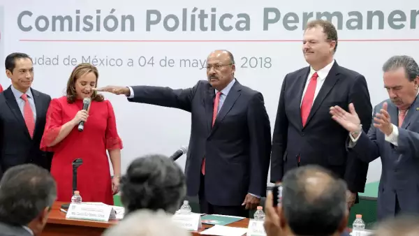 René Juárez Cisneros toma protesta como presidente del PRI 