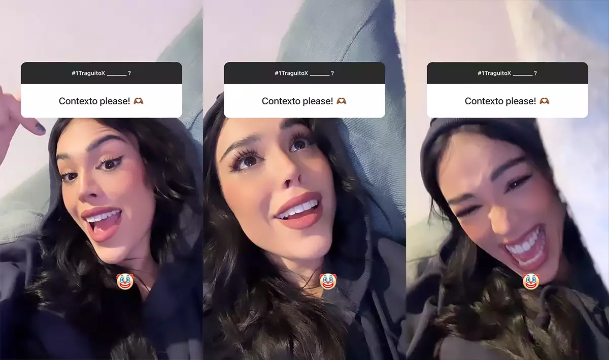 La cantante Danna Paola brinda con sus fans en una dinámica de Instagram